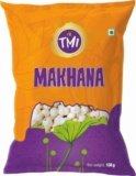 TMI Makhana 100g | Phool Makhana (Fox Nuts/Lotus Seeds) | 100% Natural & Hygienically Packed | Healthy Snack | Rich in Nutrients | Vegetarian