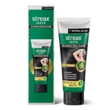 Streax Easy Do-It -Yourself Hair Colour Shampoo, 200 Ml I Sqeeze Pack With Natural Extracts I Long Lasting Formula I Colours In Minutes, Natural Black