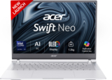 Acer Swift Neo OLED AI PC Intel Core Ultra 5 115U – (16 GB/512 GB SSD/Windows 11 Home) SFN14-54H Thin and Light Laptop(14 Inch, Silver, 1.3 Kg, With MS Office)