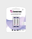 Immense AA Alkaline Battery | 1.5V Pencil Batteries for Wireless Mouse, Dorbells & Office Devices | Non Rechargeable Battery Cells (Pack of 2)