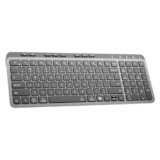 iGear KeyFlow 3-Way Connectivity Wireless Keyboard, 2.4GHz + Dual Bluetooth, Multi-Device Keyboard with Numeric Keypad for Laptop & Deskt