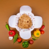 Clazkit Roti Basket Cotton Cloth Casserole/Hot Chapati Box | Washable with Chain Roti Rumals with 100% Pure Terracotta Cover, Pack of 1