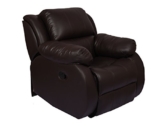 The Couch Cell Multi-Ply Hazel Recliner Leatherette, Brown