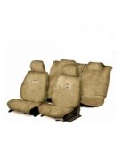Flomaster Towelmate Seat Cover for Volkswagen Vento (Set of 3, Beige)