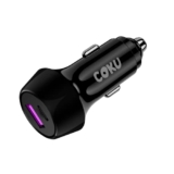 coku 30W Quick Fast 30 Watt Pd USB Type C Fast Charging Dual Port USB A & USB C Plug Car Charger Adapter for iPhone & Android, Smartphones, Tablets, Smartwatches, USB Gadgets (Ckpd30W, Black)