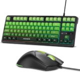 Archer Tech Lab Wired Gaming Keyboard And Mouse Combo| Rgb Backlit, 87 Keys With 19 Anti-Ghosting, 7-Button Mouse, Adjustable 4 Dpi (1200-3600) Usb Plug & Play For Pc Laptop Mac Ps5 Xbox (Astra G300)
