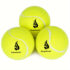 Gjshop Light Weight Tennis And Cricket Ball Tennis Ball Soft & Bouncy Tennis Ball(Standard, Pack Of 3, Green)