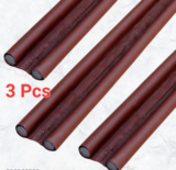 M Call 3 Pcs Door Draft Adjustable Bottom Sealing Strip Guard For Home-39 Inch Floor Mounted Door Stopper(Brown)