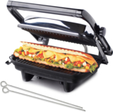 Hamilton Beach by Hamilton Beach 25460-IN Grill(Black & Silver)