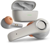 GOBOULT X50 True Wireless in Ear Earbuds with 40H Playtime, Quad Mic ENC, 45ms Xtreme Low Latency, Made in India, Type-C Fast Charging, 3 Equalizer Modes (Rock, BoomX, Hi-Fi), BT 5.1 (Warm Grey)