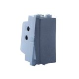 Wipro Northwest Nowa 6A One Way Switch, Silver Grey (pack of 10)
