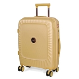 ROMEING Sicily 20 inch, Polypropylene Luggage, Hard Sided, (Yellow 55 cms) Small Cabin Trolley Bag | 8 Spinner Smooth Wheels | TSA Lock | Unbreakable | Men & Women & Kids