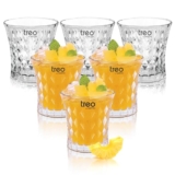 Treo By Milton Knitts 300 Water Glass Tumbler, Set Of 6, 310 ml Each, Transparent