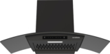 Eurodomo Hood Classy In Hc Sc Fl Bk 90 Auto Clean Curved Glass 90 Cm|Filterless|Heat Autoclean| Touch & Gesture Control|5 Years Motor Warranty|Powerful Suction | Low Noise Wall Mounted Black 1200 Cmh Chimney
