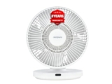 Acerpure Cozy F3 Table Fan with Air Circulator |3years warranty| Energy efficient BLDC motor|Remote control|3D airflow technology |Swing mode |16 speed control and LED display|Whisper-quiet (White)