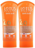 Lotus Herbals Sunscreen – Spf 40 Pa+++ Safesun 3In1 Matte Look Daily Tinted Sunscreen|Spf 40 Pa+++|Bb Glow(150 G)