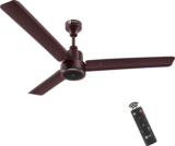 Orient Electric Ujala Prime BLDC | Superior Air Delivery| BEE-5 Star Rated | LED Indiacator with 3 Year Warranty BLDC Motor with Remote 1200 mm Ceiling Fan(5 Star | Brown | Pack of 1)