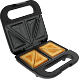 HAVELLS Quick Crunch Sandwich Maker | 800 W | Power Indicator Light Toast Sandwich Maker(Black)