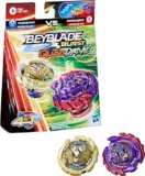 Beyblade Burst QuadDrive Berserk Balderov B7 and Cyclone Belfyre B7 Spinning Top Dual Pack Battling Game Top Toy