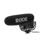 Rode Vmpr Videomic Pro R with Rycote Lyre Shock Mount, Black – Wired