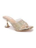 ELLE Women Sandal,Gold,UK-7