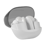 amazon basics TWS in-Ear Earbuds (P50) with Fast Charging up to 50 Hours of Playtime | Dual 10mm Driver | IPX4 Water-Resistance | Bluetooth 5.3 | Quad Mic with ENC | Touch Control (White)