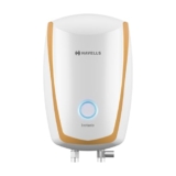 Havells Instanio 3L Instant Water Heater(Geyser)|Temp. Sensing LED Indicator| Rust & Shock Proof Body| ISI Marked|Warranty:5 year on Inner Tank| High Rise Compatible(White Mustard)