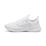 PUMA | Retaliate 3 Running Shoes | White-Feather Gray-Black | 5UK