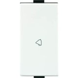 Anchor by Panasonic Roma Plus Modular Polycarbonate 1m 10A/16A Bell Push Switch (White, Pack of 20)