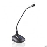 Drumstone 𝟏+𝟏 𝐲𝐞𝐚𝐫 𝐰𝐚𝐫𝐫𝐚𝐧𝐭𝐲 Professional Desktop Microphone, Table Top Mic with Digital Display, Silent Mute Switch for Conference Room, Office, Laptop, PC