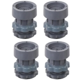 Crasts Washing Machine Vibration Pads – Adjustable Dryer Shock & Noise Cancelling Pads, Anti Vibration Pads for Washing Machine Support, Height Adjustment Feet for Refrigerators, (4 Pcs Set)
