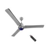 Orient Electric Uniquely Designed I Tome Pro 1200 mm BLDC Ceiling Fan with Remote | LED Indicator Lights, 5 Star Rated Energy Efficient Fan | High Air Delivery, 3 Years Warranty by Orient – Space Grey