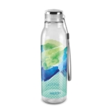 MILTON Helix 1000 Water Bottle, 1 Litre, Reusable Plastic Fridge Bottle, BPA Free and Leak Proof Bottles for Travel, Work, Pack of 1, Green