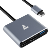 boAt Type C Swift Lynk 3 in 1 USB Hub(Silver)
