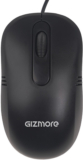 Gizmore Giz-M001 Wired Ambidextrous Optical Mouse(Usb 2.0, Black)