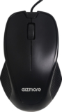 Gizmore Giz-M002 Wired Ambidextrous Optical Mouse(Usb 2.0, Black)