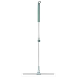 Rotating Floor Squeegee, Heavy Duty Bathroom Wiper with 180-Degree Swivel Head- Silicone Rubber Blade Floor Wiper-Magic Floor Wiper Flexible Mop |