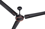 Super Appliances Ralph Dlx 1 Star 1200 Mm 3 Blade Ceiling Fan(Energy Saving | Black | Pack Of 1)