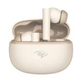 itel Buds Ace 2 TWS Earbuds – Quad Mic ENC, 13mm Bass Boost Drivers, 50 Hours Playtime, Fast Charging, IPX5 Water Resistant, Bluetooth 5.0, Type-C Charging (White)