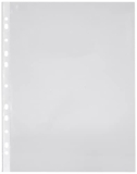 Amazon Brand – Solimo Transparent Document Sleeves, Leaf Sheet Clear Certificates/Waterproof Sheet Protectors 11 Holes Punched Ring Files (A4 Size) (150 Micron, A4)