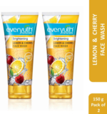 Everyuth Naturals Brightening Lemon & Cherry |Deep Cleansing, Oil Control & Tan Reduction Face Wash(300 G)