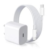 UNIGEN 20W PD 3.0 Fast Charging Adapter with 1M Type-C to C Cable | USB-C Power Delivery Wall Charger Compatible with iPhone 17/16/15/15 Plus/15 Pro/15 Pro Max, iPad, Tablets & Other USB-C Devices
