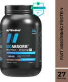 Nutrabay BioAbsorb Whey Protein | India’s 1st Fast Absorbing Whey with ProDiFi Blend Whey Protein(1000 g, Milk Chocolate)
