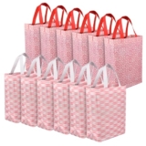 Heart Home Shopping Handbag | Grocery Handbag | Tote_Bag | Pack Of 12 | Multicolor