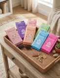 LESLEE Mini Wet Wipes – 64 Count Pocket Wipes (8 Packs × 8 Wipes) | Alcohol & Fragrance Free | 99% Pure Water Baby & Adult Wet Tissues for Hand, Face & Travel Use [ 1-Pack 64-Wipes ]