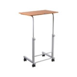 VMS Office Buddy Adjustable Bedside Portable Table Cart Tray with Adjustable Height, Studying Overbed Breakfast and Sofa Table
