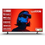 Wobble 138.7 cm (55 inches) K Series 4K UHD Smart Goggle LED TV WB55UDAGU2875D25