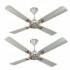 Crompton Energion Hyperjet 1200Mm Bldc Ceiling Fan | Point Anywhere Remote Control | Bee 5 Star Rated Energy Efficient | Superior Air Delivery | Anti-Rust | 2 Year Manufacturer Warranty | Opal White
