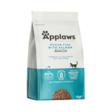 Applaws Complete Dry Food, Adult Cat, Ocean Fish with Salmon, 1.8kg (Pack of 1)