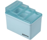 Jaxhom Plastic Multi-Purpose 6 Compartment Cutlery And Knife Holder Stand With Bottom Holes And Detachable Design I Knife And Spoon Holder For Kitchen (C-1)